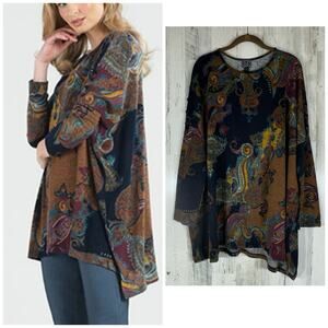 Clara Sun Woo Multicolor Paisley Sweater
